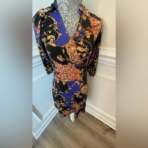 Forever 21 Baroque Womens Printed Dress Size S